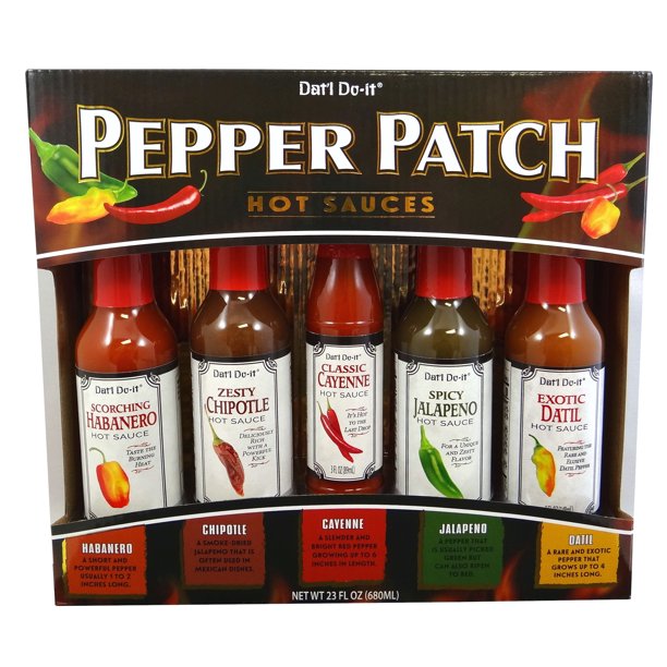 Dat'l Do-It Pepper Patch Sauces Gift Set, 5 Sauces, 1 Ct.