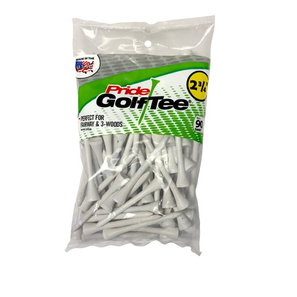 2-3/4 White Golf Tees, 90 count